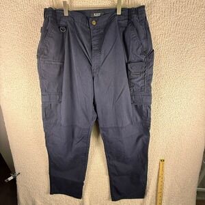 5.11‎ Tactical Cargo Pants Work Utility Outdoor Relaxed Fit Navy 40x32
